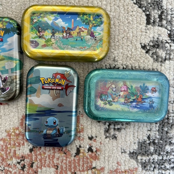 2 Pokemon Empty Tins Kanto Friends & Bede/Hatenna TCG - Picture 2 of 15